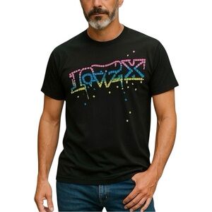 Fox Deluxe Racing Y2K Black Graphic T-Shirt M